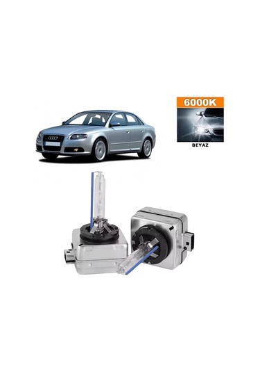 Audi A4 2004-2008 Xenon D1s / D1r 6000k Beyaz Hıd Xenon Ampul 2 Adet
