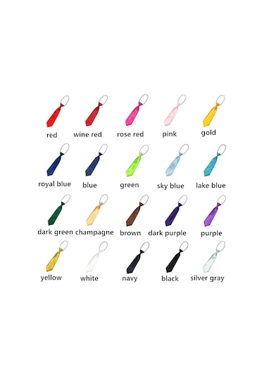 Siyah Beyefendi Kravat Çocuk Giydirme Korunma Düğün Kravat Çocuk Kravat Düz Renk Kravat Çocuklar İçin Kravat Siyah