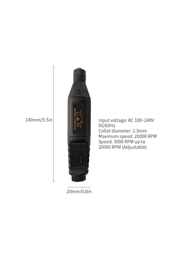 Xindoker Profesyonel Elektrikli Oyma, Parlatma Ve Tırnak Bakım Kalemi - Çok Amaçlı Kullanım