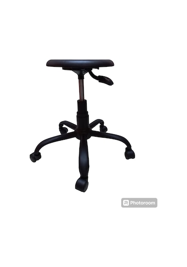 Monoblok Tablalı Labortatuvar Taburesi Metal Ayaklı Elden Hidroli