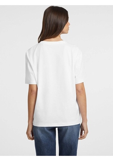 Guess Kadın Tişört-w4yı76k8hm0 Beyaz