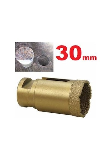 Mermer Granit Fayans Beton Taş Delme Ucu Sarı Panç Elmas 30mm