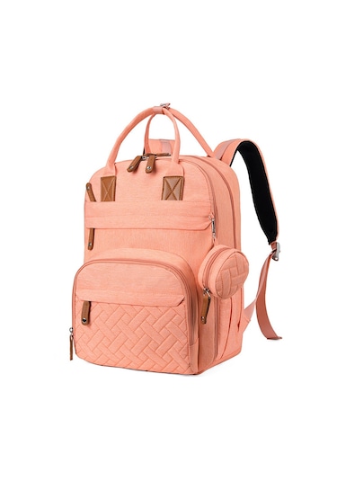 Dianziye Yenilikçi Anne Çantası: Büyük Kapasiteli, Katlanabilir, Isı Koruyucu, Çok Bölmeli Sırt Çantası - Siyah Çok Renkli