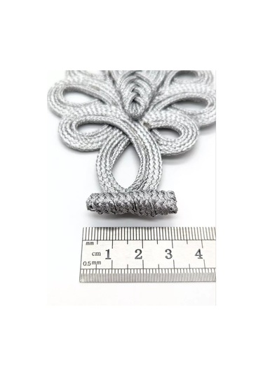 Pugovicy Premium 20cm Büyük Gümüş Kapamalı Jakarlı Kolay Kapanma Sosyal Medya Yaylarken Kullanılmış 1 Çift 250925087