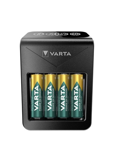 Lcd Plug Charger + 4 Adet 2100 Mah Pil Hediyeli