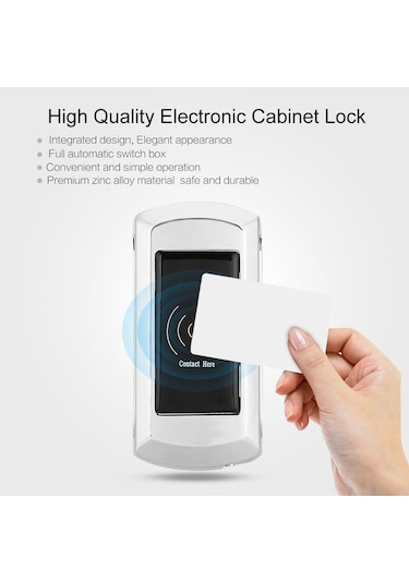 Geeroyoo Em108 Çinko Alyüminyum Elektronik Dolap Kilit: Tam Otomatik İşlem, Yüksek Kaliteli Malzeme, Güvenli Ve Dayanıklı Pil Dahil Değil
