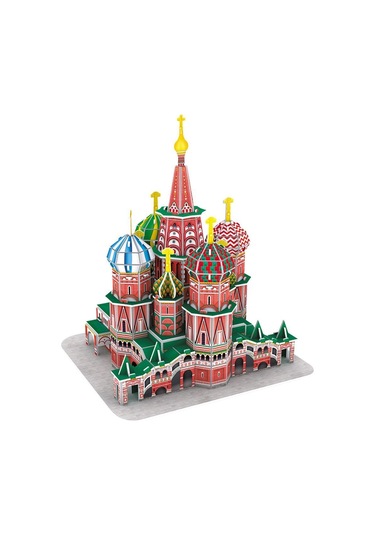 C239H Cubic Fun. St. Basils Cathedral 32 Parça. 3D - 3 Boyutlu Pu
