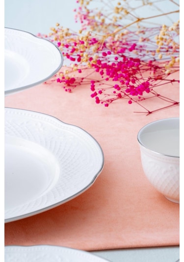 Acar Serenity 6 Kişilik 20 Parça Brunch Seti - Silver