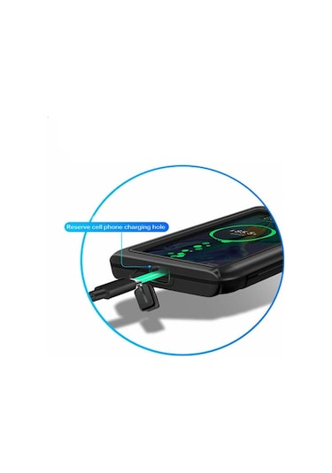 Powertec Motosiklet Ayna Bağlantılı Telefon Tutucu
