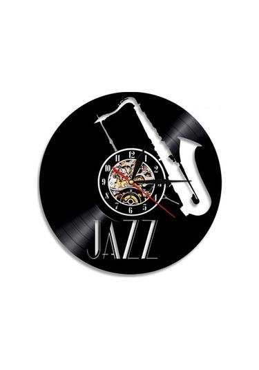 Primepickings Müzik Vinil Kayıt Duvar Saati - 7 Renk Seçenekleri İle Led Duvar Saati Ve Müzik Aleti - Unutulmaz Hediye A