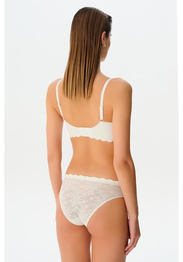 Suwen Invisible Soft Dantteli Sütyen Sw5986036 Ekru