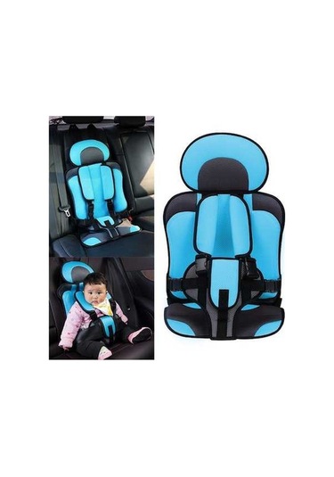 Wondernest Araba Taşınabilir Çocuk Koltuğu, 54x36x25cm Açık Mavi Gri Bebek Oto Koltuğu