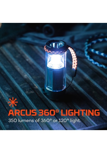 Nebo Galıleo Tempest Kamp Lambası 350 Lümen Siyah