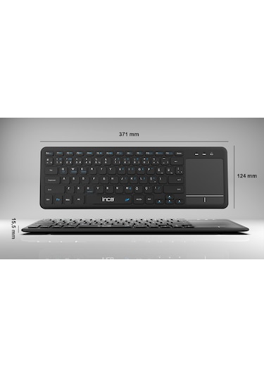 Inca IBK-568BT Dual Mod Bluetooth + 2.4G Touch Pad Smart Klavye