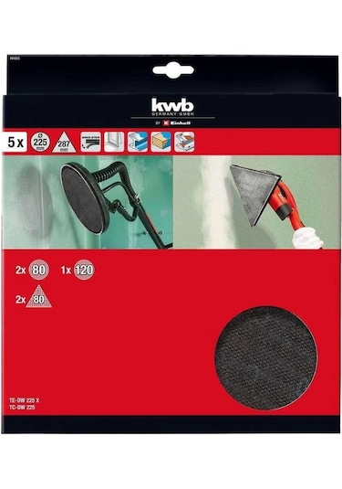 491005 Duvar Zımpara Kağıdı 225 Mm 5li Paket