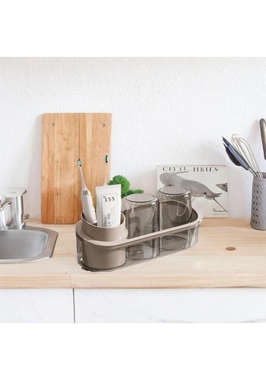 Pazly Ve Tutucu Suntek Organizatör Modern Fırçası Diş Bardak Banyo Mw Diğer