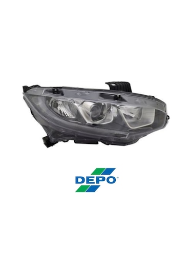 Honda Civic Fc5 Sağ Far Depo Marka Elegance Tek Ledli 2016 - 2021