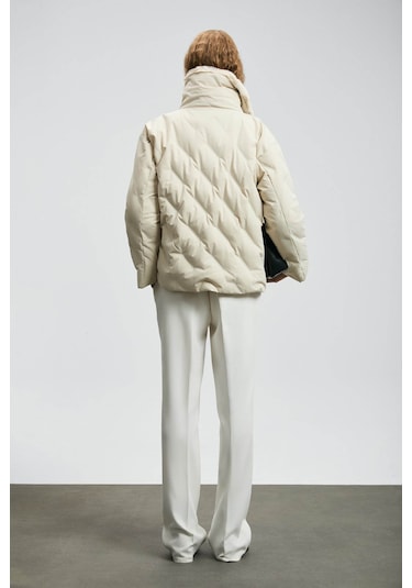 Lufian Monica Ekru Kadın Mont 122120047 Ekru