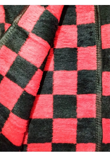 Bekir Barış Tek Kişilik, Ekose Desenli, Peluş Genç Battaniyesi