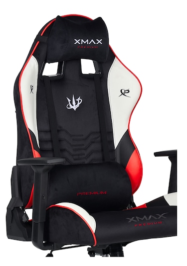 Xmax / Rio Balerion Kırmızı Siyah Kumaş Oyuncu Koltuğu / 100 Kg S