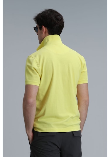 Lufian Erkek Laon Smart Polo T-shirt 111040164 Sarı