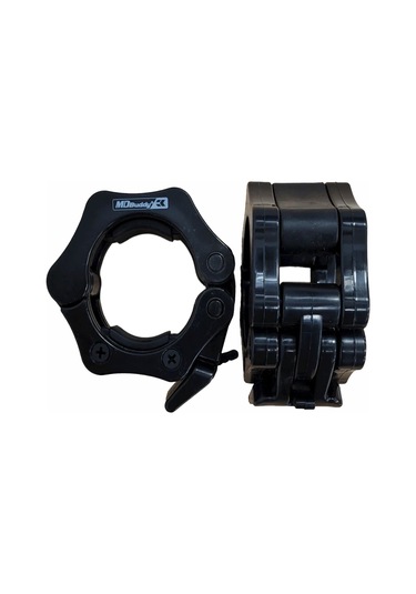 Siyah Kauçuk Bar Kelepçesi, 51 Mm, İthal, Çift, Profesyonel, Dayanıklı, Güçlü, Kaliteli