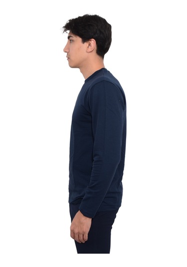 Erkek İki İplik Sıfır Yaka Sweat Çok Renkli