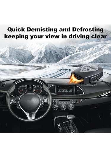 Trendooze Otomatik Isıtıcısı Isıtıcı Isıtıcı Hava Fanı Fanı Arıtma Arada Araba 3'ü 1 Zd