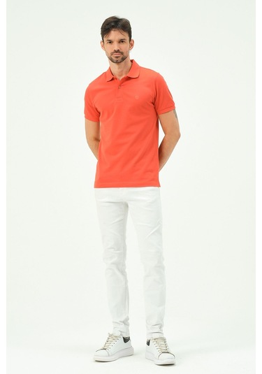 Classıc Pamuk Regular Comfort Erkek Polo Yaka Tişört Yavru Ağzı