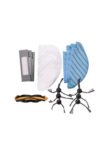 Crackedice Ecovacs Deebot Ozmo T8 İçin Filtre Fırça Paspas Bezi Seti Temizlik İçin