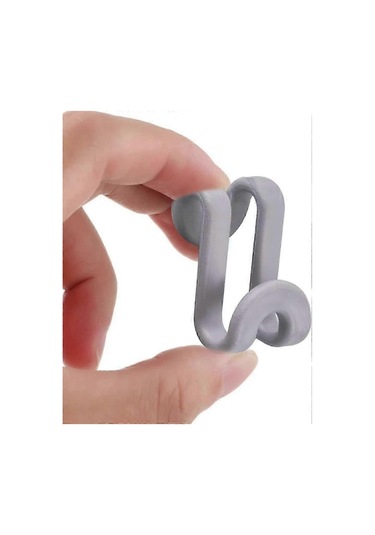 20 Adet Mini Elbise Askısı Bağlantı Kancası Diğer