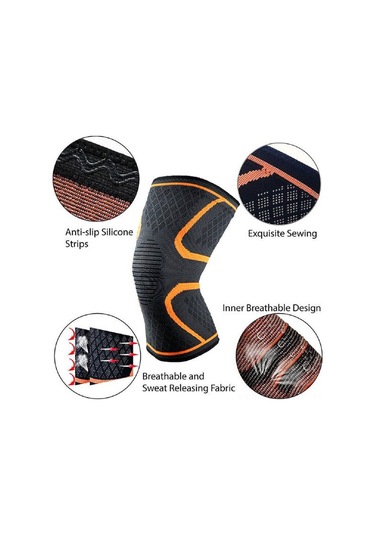 Wezone Spor Aktiviteleri İçin Anti-kaygan, Nefes Alabilir Silikon Dizlik - Koşu, Basketbol, Bisiklet Ve Daha Fazlası İçin Çok Renkli