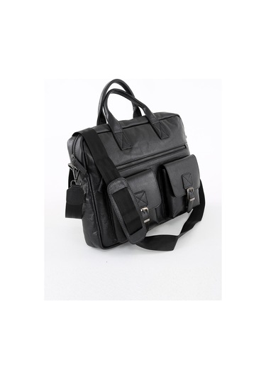 DERİNSS DUB3011 Siyah Unisex Laptop ve Evrak Çantası Siyah