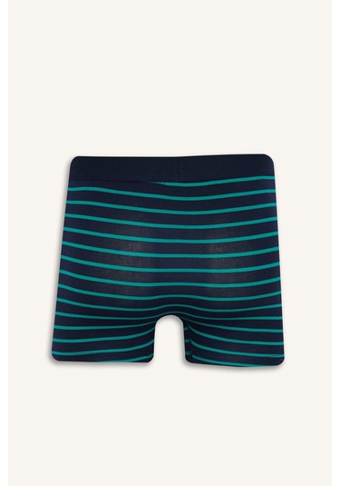 Defacto Regular Fit Çizgili 3lü Boxer T4935az25aunv135 Lacivert