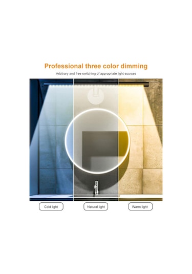 Cbtx Style-a 40cm 3 Renk Sıcaklığı Kısılabilir Led Işık Dokunmatik Usb Kabine Işık Çubuğu Lambası