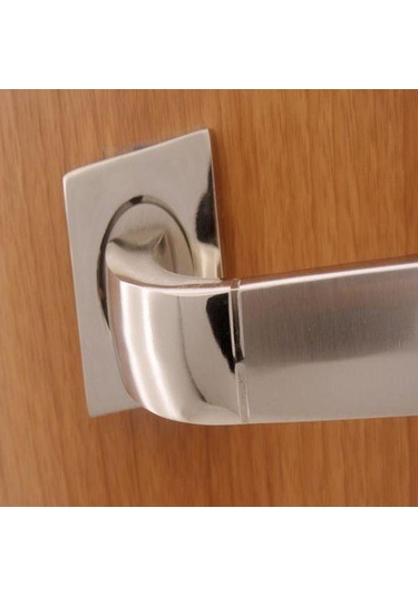 Eros Nikel Saten Rozetli Kapı Kolu