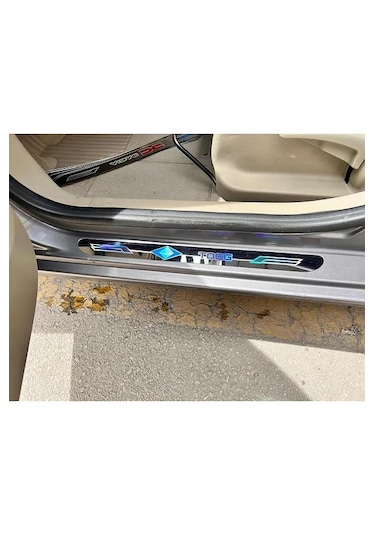 Honda Aynalı Kapı Eşiği 4'lü Set