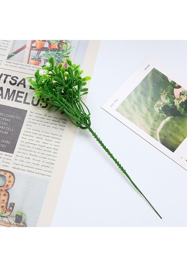 Shineyee 10 Adet Turuncu Plastik Sanal Yaprak - Gerçekçi, Renk Tutucu, Ev/ofis Dekorasyonu İçin Dayanıklı Dekoratif Bitki