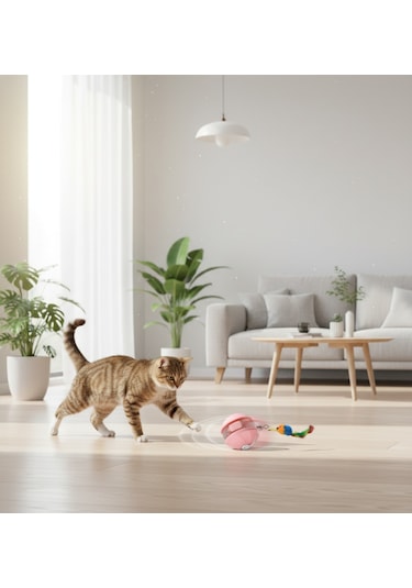 Runaway Şarjlı Akıllı Kedi Topu Hareket Sensörlü Oyuncak