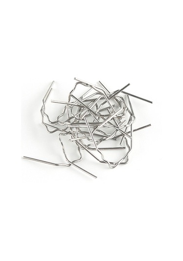 Padalink Araç Tamponü Plastik Kaynak İçin 400 Adet Çelik Çivi - 4 Farklı Şekil S, Dalga, M, V - 0.6-0.8mm Çap