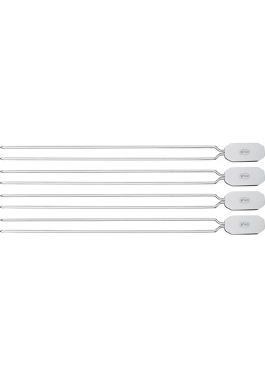 Rösle Barbekü Şiş Seti 4 Lü Çok Renkli