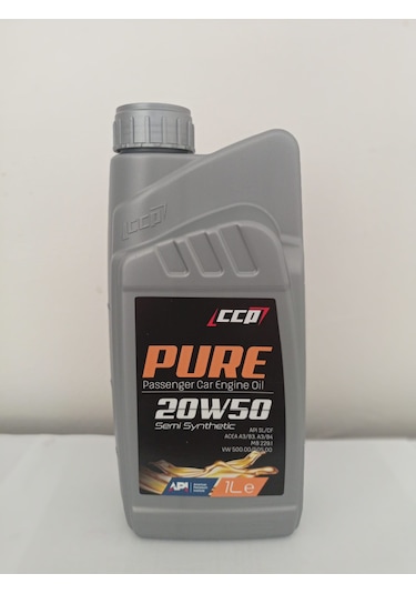 Ccp Pure Semi Synhetic 20W-50 Motor Yağı 1 L