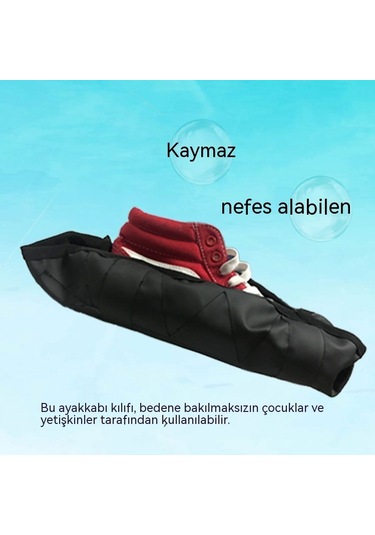 Eternal Luck İç Mekanda Giyilen Otomatik Ayakkabılar İçin Tembel Ayakkabı Kılıfı Mavi