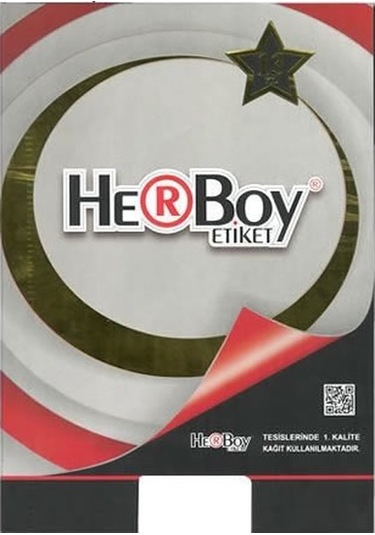 Herboy Hb 1003 210 Mmx 99mm Beyaz Lazer Etiket