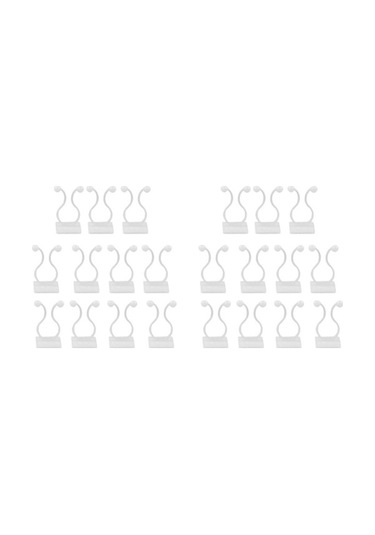 Ulzyvf Lebihmurah 5020 100 Adet Görünmez Duvar Sarmaşık Fikstürü, Bitki Tırmanma Duvarı Klipleri, Ev Bahçe Duvarı Yapışkan Kanca Orta