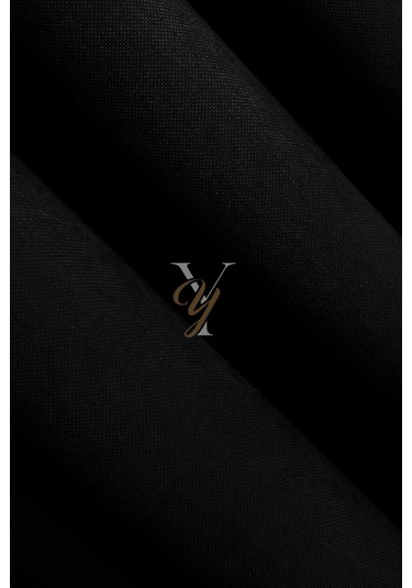 Petek Fon Perde V-1044 Siyah Siyah