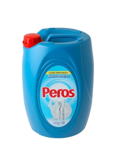 Peros Klasik Limon Kokulu Elde Sıvı Bulaşık Deterjanı 4 KG