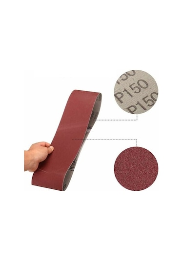 Venoa Hais 491gl Uyumlu Tezgah Bant Zımpara Kağıdı 6 Parça