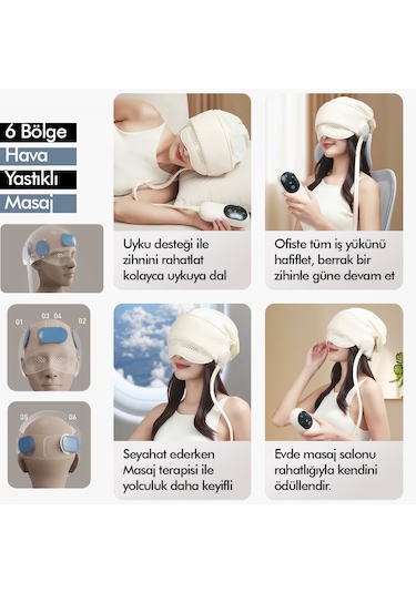 Relaxus Isıtmalı Kafa Masaj Cihazı