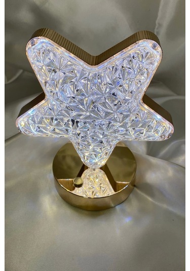 Masa Gece Lambası Led 3 Renk Büyük Boy Yıldız